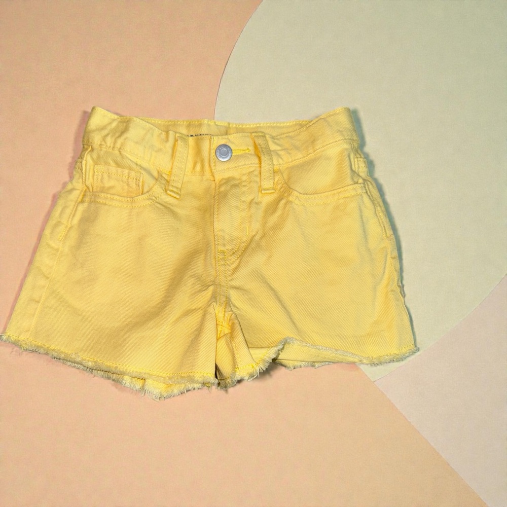 Old Navy Yellow Jean Shorts Girls (6)